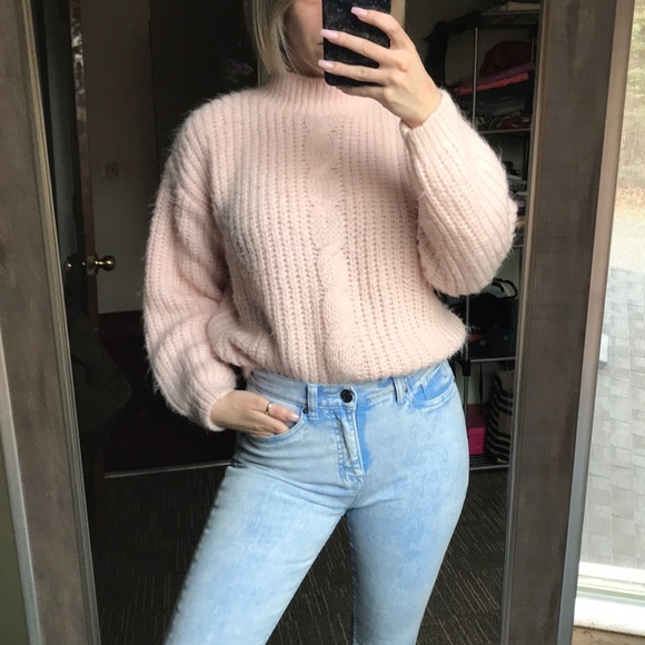 Vintage Sweaters - Chunky pink sweater
